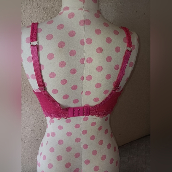 Pink and Green Polka Dot Bra Intimates - Picture 3 of 8